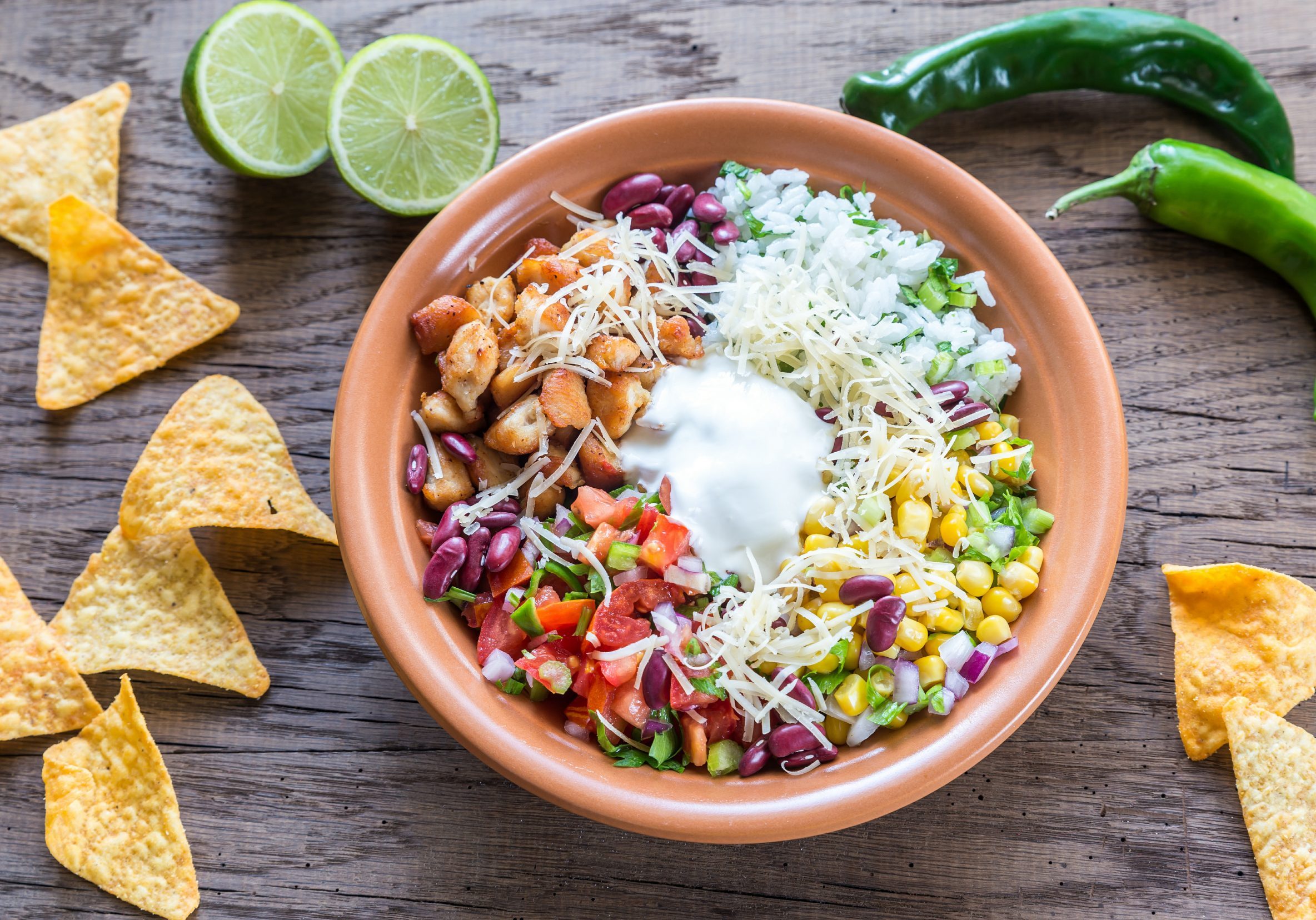 Chicken burrito bowl