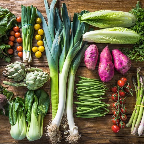 Local market fresh vegetable, garden produce Local market fresh vegetable, garden produce, clean eating and dieting concept